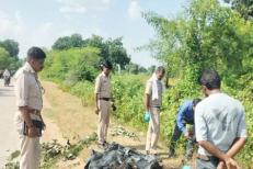 रोड किनारे युवती की जली हुई लाश मिलने से फैली सनसनी