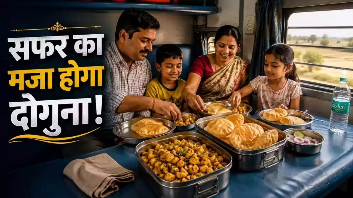 सफर के लिए ऐसे बनाएं मसालेदार आलू-पूड़ी