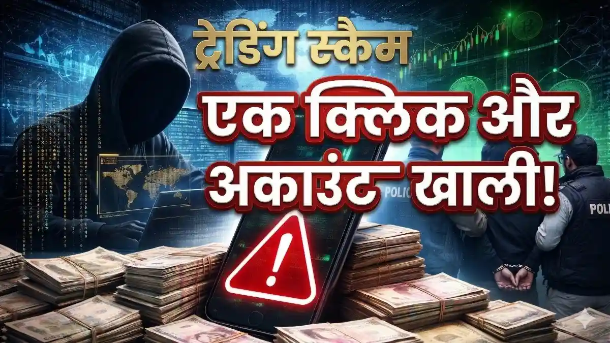 ट्रेडिंग और इन्वेस्टिंग के नाम पर चल रहा बड़ा स्कैम