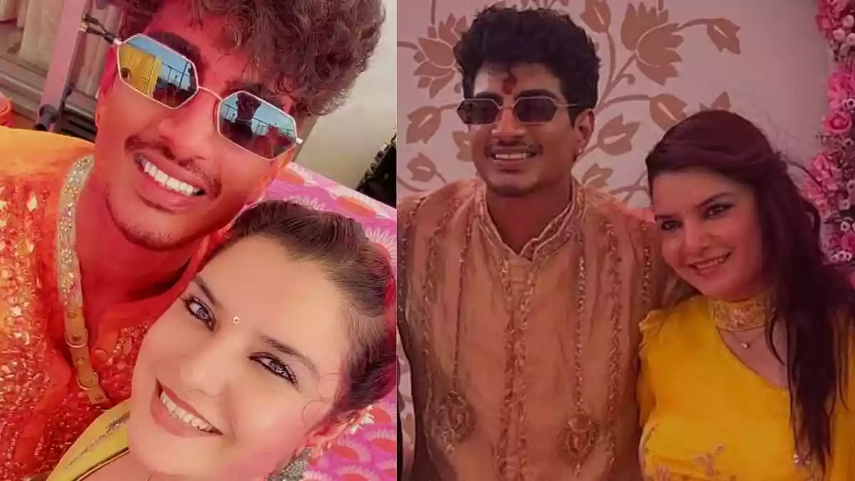 वेडिंग फंक्शन में पलाश संग दिखी ये महिला