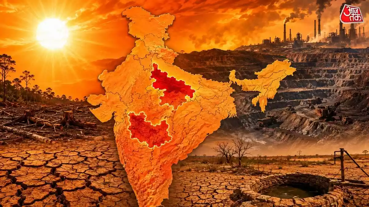 विदर्भ और बुंदेलखंड बने आग का गोला